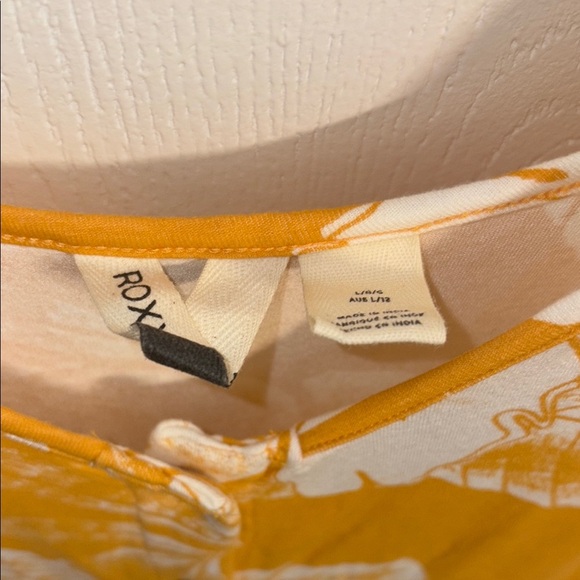 Roxy Yellow Ruched Maxi Sundress - Picture 4 of 10